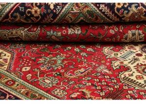 Tappeto Tabriz Stilizzato Rosso Blu Scuro 200x296 Cm