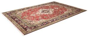 Tappeto Tabriz Stilizzato Rosso Blu Scuro 200x296 Cm