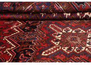 Tappeto Gorawan Stilizzato Rosso Blu Scuro 246x338 Cm