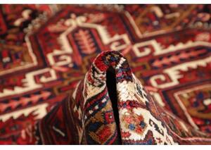 Tappeto Gorawan Stilizzato Rosso Blu Scuro 240x343 Cm