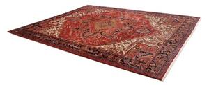 Tappeto Gorawan Stilizzato Rosso Blu Scuro 277x340 Cm