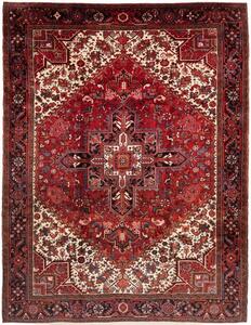 Tappeto Gorawan Stilizzato Rosso Avorio 257x330 Cm
