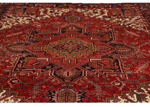 Tappeto Gorawan Stilizzato Rosso Blu Scuro 277x340 Cm