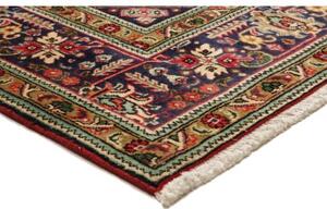 Tappeto Tabriz Stilizzato Rosso Blu Scuro 200x296 Cm