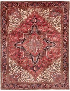 Tappeto Gorawan Stilizzato Rosso Ruggine Beige 262x327 Cm