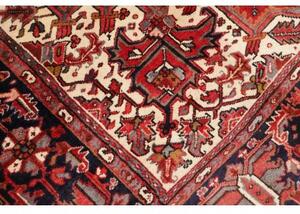 Tappeto Gorawan Stilizzato Rosso Blu Scuro 238x340 Cm