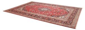 Tappeto Ardakan Medaglione Floreale Rosso Blu Scuro 247x353 Cm