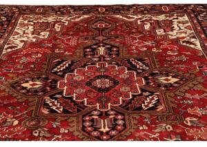 Tappeto Gorawan Stilizzato Rosso Blu Scuro 238x340 Cm