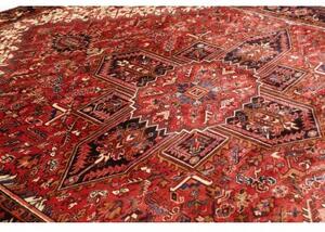 Tappeto Gorawan Stilizzato Rosso Avorio 290x358 Cm