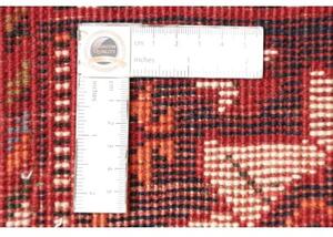 Tappeto Shiraz Fine Stilizzato Rosso Mattone Blu Scuro 227x328 Cm