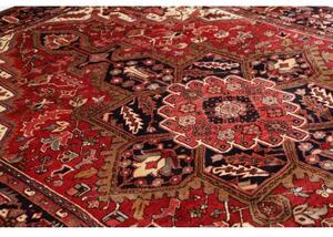 Tappeto Gorawan Stilizzato Rosso Blu Scuro 238x340 Cm