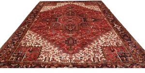 Tappeto Gorawan Stilizzato Rosso Avorio 290x358 Cm