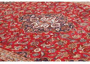 Tappeto Ardakan Medaglione Floreale Rosso Blu Scuro 246x343 Cm