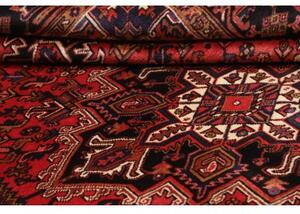 Tappeto Gorawan Stilizzato Rosso Ruggine Blu Scuro 202x292 Cm