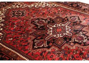 Tappeto Gorawan Stilizzato Rosso Ruggine Blu Scuro 202x292 Cm