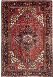 Tappeto Gorawan Stilizzato Rosso Ruggine Blu Scuro 202x292 Cm