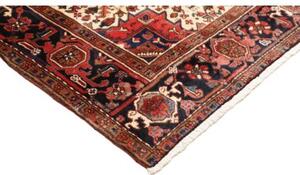 Tappeto Gorawan Stilizzato Rosso Blu Scuro 212x298 Cm