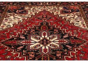 Tappeto Gorawan Stilizzato Rosso Blu Scuro 206x284 Cm