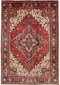 Tappeto Gorawan Stilizzato Rosso Avorio 206x300 Cm