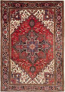 Tappeto Gorawan Stilizzato Rosso Blu Scuro 207x290 Cm
