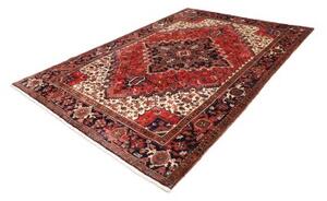 Tappeto Gorawan Stilizzato Rosso Blu Scuro 212x298 Cm