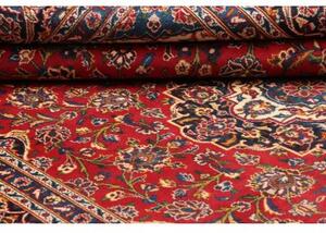 Tappeto Ardakan Medaglione Floreale Rosso Blu Scuro 250x363 Cm