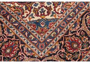 Tappeto Ardakan Medaglione Floreale Rosso Blu Scuro 250x363 Cm