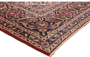 Tappeto Ardakan Medaglione Floreale Rosso Blu Scuro 250x363 Cm