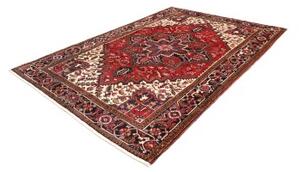 Tappeto Gorawan Stilizzato Rosso Blu Scuro 207x290 Cm