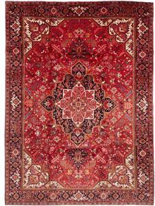 Tappeto Gorawan Stilizzato Rosso Blu Scuro 250x340 Cm