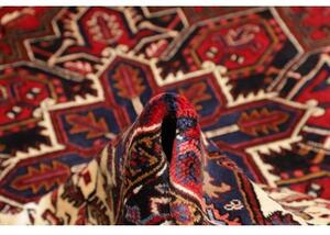 Tappeto Gorawan Stilizzato Rosso Blu Scuro 207x290 Cm