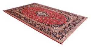 Tappeto Ardakan Medaglione Floreale Rosso Blu Scuro 195x297 Cm