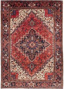 Tappeto Gorawan Stilizzato Rosso Blu Scuro 212x298 Cm