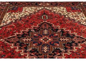 Tappeto Gorawan Stilizzato Rosso Blu Scuro 212x298 Cm