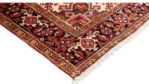 Tappeto Gorawan Stilizzato Rosso Nero 214x294 Cm