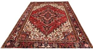 Tappeto Gorawan Stilizzato Rosso Avorio 206x300 Cm