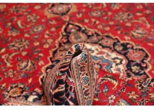 Tappeto Ardakan Medaglione Floreale Rosso Blu Scuro 195x297 Cm