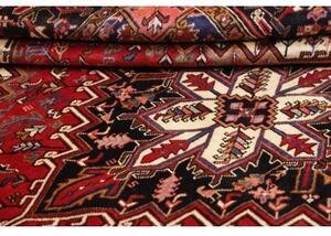 Tappeto Gorawan Stilizzato Rosso Blu Scuro 206x284 Cm
