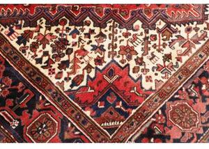 Tappeto Gorawan Stilizzato Rosso Blu Scuro 212x298 Cm
