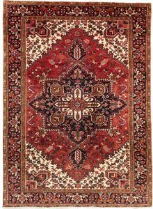 Tappeto Gorawan Stilizzato Rosso Nero 214x294 Cm