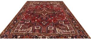 Tappeto Gorawan Stilizzato Rosso Blu Scuro 260x334 Cm