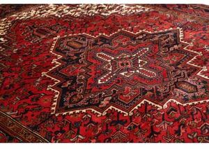 Tappeto Gorawan Stilizzato Rosso Intenso Blu Scuro 245x325 Cm