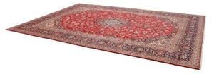 Tappeto Ardakan Medaglione Floreale Rosso Blu Scuro 274x388 Cm