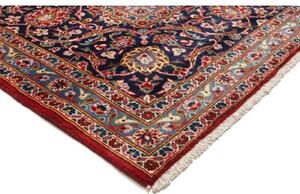 Tappeto Ardakan Medaglione Floreale Rosso Blu Scuro 274x388 Cm
