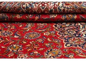 Tappeto Ardakan Medaglione Floreale Rosso Blu Scuro 274x388 Cm