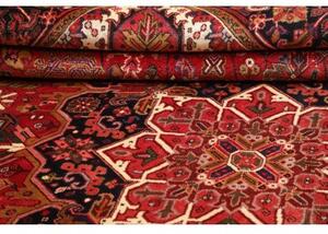 Tappeto Gorawan Stilizzato Rosso Blu Scuro 250x340 Cm