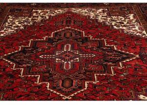 Tappeto Gorawan Stilizzato Rosso Intenso Blu Scuro 245x325 Cm