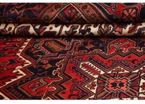 Tappeto Gorawan Stilizzato Rosso Intenso Blu Scuro 245x325 Cm