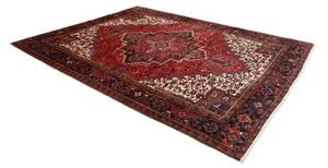 Tappeto Gorawan Stilizzato Rosso Intenso Blu Scuro 245x325 Cm