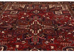 Tappeto Gorawan Stilizzato Rosso Blu Scuro 260x334 Cm